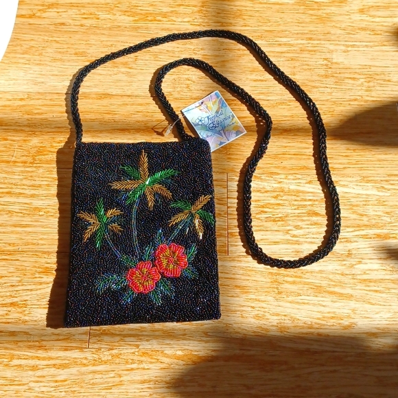 Maui By Design Handbags - Tropical Elegance Maui By Design,  Beaded Crossbody Evening Bag